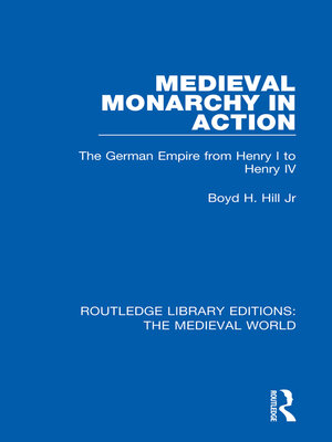cover image of Medieval Monarchy in Action